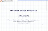 IP Dual-Stack Mobility Youn-Hee Han yhhan@kut.ac.kr Korea University of Technology and Education Internet Computing Laboratory .