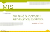 1 MIS, Chapter 10 ©2014 Cengage Learning BUILDING SUCCESSFUL INFORMATION SYSTEMS CHAPTER 10 Hossein BIDGOLI MIS.