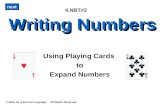 Writing Numbers Using Playing Cards to Expand Numbers © Math As A Second Language All Rights Reserved next Writing Numbers 4.NBT#2.