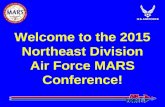 Welcome to the 2015 Northeast Division Air Force MARS Conference!