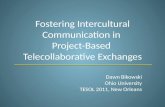 Fostering Intercultural Communication in Project-Based Telecollaborative Exchanges Dawn Bikowski Ohio University TESOL 2011, New Orleans.