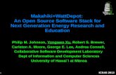 (1) Makahiki+WattDepot: An Open Source Software Stack for Next Generation Energy Research and Education Philip M. Johnson, Yongwen Xu, Robert S. Brewer,