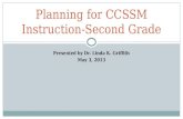 PRESENTED BY DR. LINDA K. GRIFFITH MAY 3, 2013 Planning for CCSSM Instruction-Second Grade.