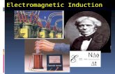 Electromagnetic Induction. Michael Faraday Faraday was working with two coils mounted on a wooden spool. Whenever he put a large amount of current into.