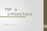 TNF a inhibitors BY: MOHAMMED ALSAIDAN. Biologics Biologic agents are proteins that can be extracted from animal tissue or produced by recombinant DNA.