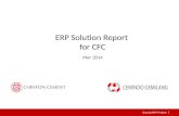Ganda ERP Project | ERP Solution Report for CFC Mar 2014.
