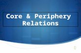 Core & Periphery Relations.  The Global Economy – Basic features Single World market – Producers produce to exchange rather than use. Price is determined.