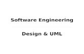 Software Engineering Design & UML. The Waterfall Model Marketing Analysis Design Implementation Testing Maintenance Requirements Specifications Architecture.