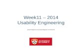 Week11 – 2014 Usability Engineering psychological and physiological constraints.