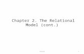 Chapter 2. The Relational Model (cont.) IST2101. Review of Previous Class: Keys Key: – one (or more) columns of a relation that is (are) used to uniquely.