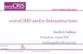 © euroCRIS/Keith G Jeffery 1 euroCRIS and e-Infrastructure Keith G Jeffery President, euroCRIS keith.g.jeffery@.rl.ac.uk  Premium Members.