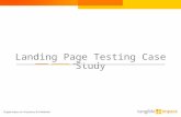 Landing Page Testing Case Study. Test Scenario  K12, a leading provider of home schooling curricula and virtual academies, tapped Tangible Impact to.