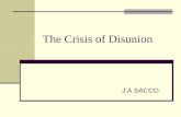 The Crisis of Disunion J.A.SACCO. Preview- The Causes of the Civil War Starter- What were the causes of the American Civil War? Manifest Destiny-expansion-determine.