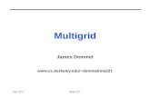 Fall 2011Math 221 Multigrid James Demmel demmel/ma221.