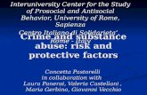 Crime and substance abuse: risk and protective factors Concetta Pastorelli in collaboration with Laura Panerai, Valeria Castellani, Maria Gerbino, Giovanni.
