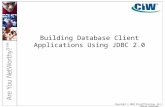 Copyright © 2002 ProsoftTraining. All rights reserved. Building Database Client Applications Using JDBC 2.0.
