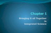 Bringing It all Together in Integrated Science. Biology, Chemistry, and the Scientific Method.