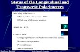 Baudrand SylvestrePhysics Research Commitee1 Status of the Longitudinal and Transverse Polarimeters Working polarimeters HERA polarization status 2005.