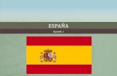 ESPAÑA Spanish 1Spanish 1. ¿DÓNDE ESTÁ ESPAÑA EN EL MUNDO?¿DÓNDE ESTÁ ESPAÑA EN EL MUNDO? Spain is in Europe. France and Portugal border Spain. The Straight.