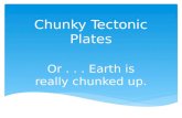 Chunky Tectonic Plates Or... Earth is really chunked up.