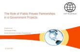 GICT World Bank The Role of Public Private Partnerships in e-Government Projects 25 June 2008 Presented by: Hrishikesh Potey Senior Business Analyst, Evalueserve.