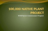 WNF&GA Centennial Project. What is a Native Plant?