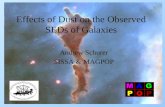 Effects of Dust on the Observed SEDs of Galaxies Andrew Schurer SISSA & MAGPOP.
