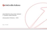 UNICREDITO ITALIANO GROUP 1 st Quarter 2003 Results Alessandro Profumo - CEO May, 14 th 2003.
