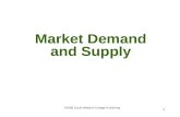 1 Market Demand and Supply ©2006 South-Western College Publishing.