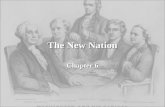 The New Nation Chapter 6 1789 The first presidency Washington runs unopposed for President Washington runs unopposed for President Inaugurated April.
