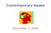 Contemporary Issues December 1, 2010 Do Schools Kill Creativity?