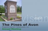 The Pines of Avon Property Owners’ Association, Inc. Annual Meeting.