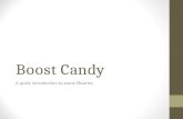 Boost Candy A quick introduction to some libraries.