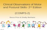 Clinical Observations of Motor and Postural Skills- 2 nd Edition (COMPS-2) Becca Price & Shelby Berthelot.