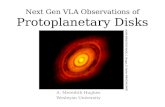 Next Gen VLA Observations of Protoplanetary Disks A. Meredith Hughes Wesleyan University ALMA (NRAO/ESO/NAOJ); C. Brogan, B. Saxton (NRAO/AUI/NSF)