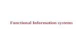 Functional Information systems. Major Types of Information Systems.
