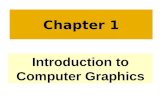 Introduction to Computer Graphics Chapter 1. Agenda Definition Environment for Interactive Graphics Computer Graphics Applications Classification of applications.