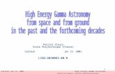 1 Caltech Jan 12 -2001 High Energy Gamma Astronomy Patrick Fleury (Ecole Polytechnique ) LIGO-G010063-00-R.