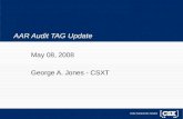 AAR Audit TAG Update May 08, 2008 George A. Jones - CSXT.