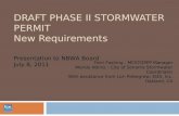 DRAFT PHASE II STORMWATER PERMIT New Requirements Terri Fashing - MCSTOPPP Manager Wendy Atkins – City of Sonoma Stormwater Coordinator With assistance.