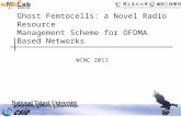Ghost Femtocells: a Novel Radio Resource Management Scheme for OFDMA Based Networks WCNC 2011.