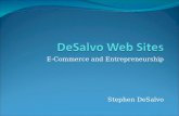 E-Commerce and Entrepreneurship Stephen DeSalvo. Owning Your Own Business Entrepreneurship involves:  Dedication and Commitment  Effective Communication.