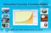 Sonoma County Communities Significant GHG Reductions by 2010.
