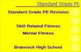 Standard Grade PE Revision Skill Related Fitness Mental Fitness Brannock High School.