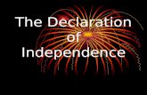 The Declaration of Independence. Declaration of Independence A. Members of the Continental Congress have also read Common Sense. 1. Richard Henry Lee.