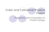 Cubic and Cylindrical Product Forms Proportions and Composition in Product Design.