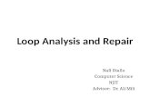 Loop Analysis and Repair Nafi Diallo Computer Science NJIT Advisor: Dr. Ali Mili.