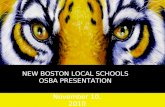 November 10, 2010 NEW BOSTON LOCAL SCHOOLS OSBA PRESENTATION.