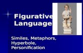 Figurative Language Similes, Metaphors, Hyperbole, Personification.