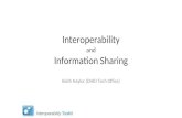 Interoperability and Information Sharing Keith Naylor (DHID Tech Office)